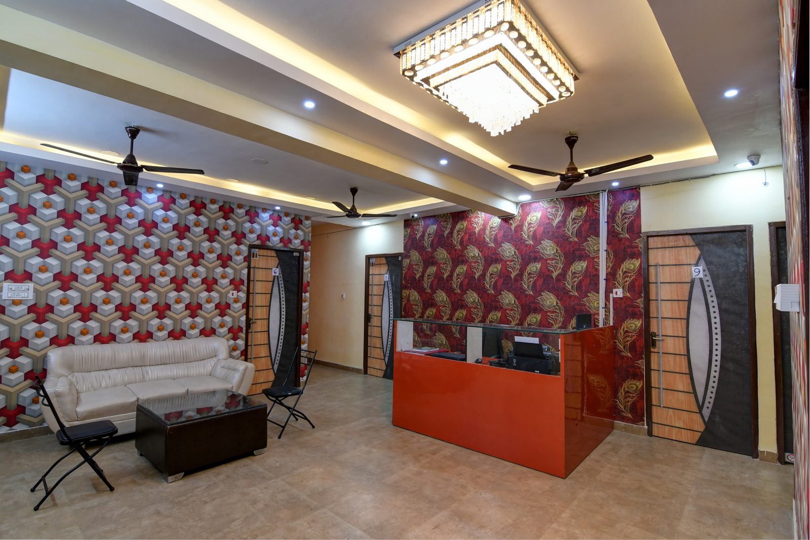 Hotel Laxmi reception and lobby